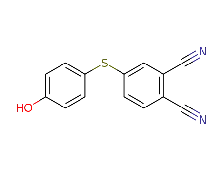 4-(4-hydroxyphenylthio)phthalonitrile