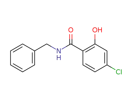 Molecular Structure of 106841-13-8 (N-benzyl-4-chloro-2-hydroxybenzamide)