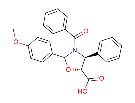 (4S,5R)-3-Benzoyl-2-(4-methoxyphenyl)-4-phenyloxazolidine-5-carboxylic acid