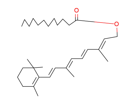 Molecular Structure of 1259-24-1 (Retinyl laurate)