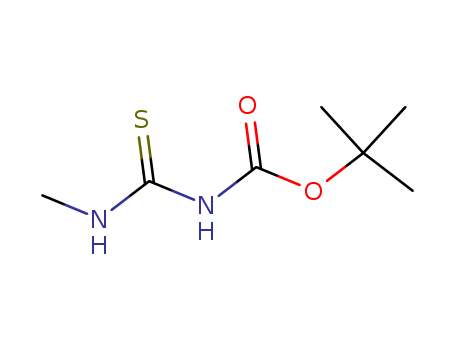 Carbamic acid, N-
[(methylamino)thioxomethyl]-, 1,1-
dimethylethyl ester