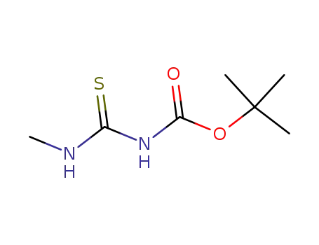 Molecular Structure of 887913-52-2 (Carbamic acid, N-
[(methylamino)thioxomethyl]-, 1,1-
dimethylethyl ester)