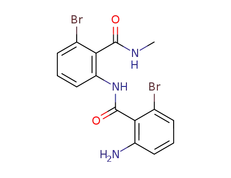 2-amino-6-bromo-N-(3-bromo-2-(methylcarbamoyl)phenyl)benzamide