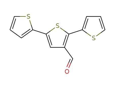 Molecular Structure of 393109-70-1 ([2,2':5',2''-Terthiophene]-3'-carboxaldehyde)