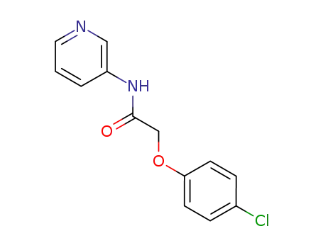 Molecular Structure of 25288-09-9 (2-(4-chlorophenoxy)-N-(pyridin-3-yl)acetamide)