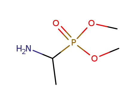 Molecular Structure of 77526-64-8 (Phosphonic acid, (1-aminoethyl)-, dimethyl ester)