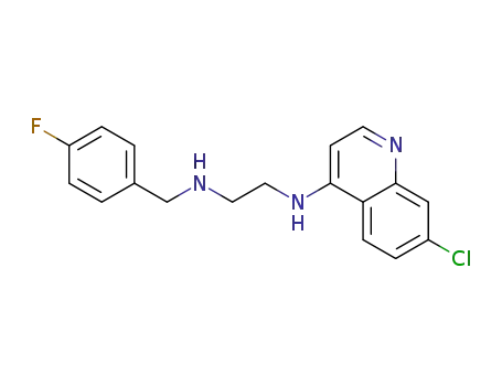 Molecular Structure of 1447024-41-0 (N-(7-chloroquinolin-4-yl)-N'-(4-fluorobenzyl)ethane-1,2-diamine)