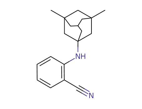 Molecular Structure of 1521610-22-9 (2-(((1r,3R,5S,7r)-3,5-dimethyladamantan-1-yl)amino)benzonitrile)