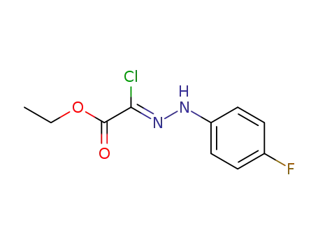 Molecular Structure of 37522-19-3 (Ethylchloro[(4-fluorophenyl)hydrazono]acetate)
