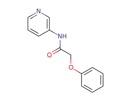 Molecular Structure of 25288-46-4 (2-phenoxy-N-(pyridin-3-yl)acetamide)