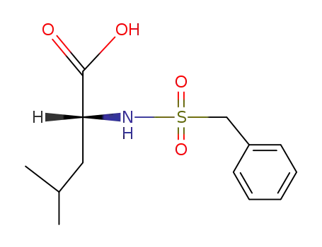 Molecular Structure of 6297-56-9 (N-(benzylsulfonyl)leucine)