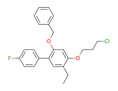 1,1'-Biphenyl, 4-(3-chloropropoxy)-5-ethyl-4'-fluoro-2-(phenylmethoxy)-