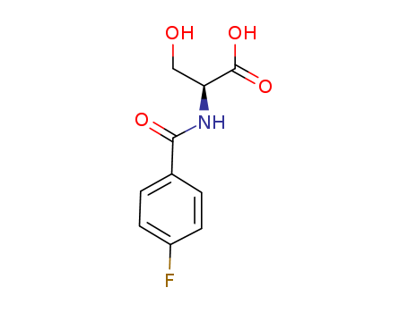 (S)-2-(4-fluorobenzamido)-3-hydroxypropanoic acid