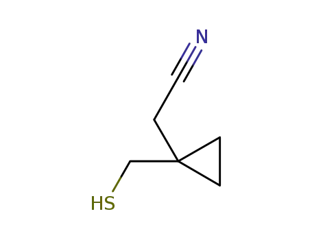 Molecular Structure of 866923-64-0 (Thiomethyl Cyclopropyl Acetonitrile)