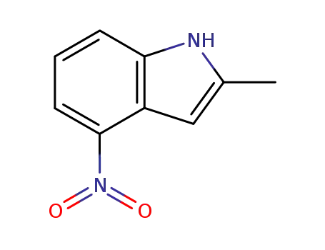 Molecular Structure of 3484-10-4 (2-Methyl-4-nitroindole)