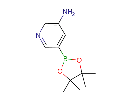 Molecular Structure of 1073354-99-0 (5-AMINOPYRIDINE-3-BORONIC ACID, PINACOL ESTER)