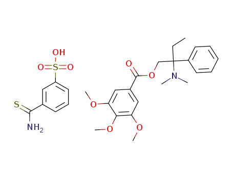 trimebutine 3-thiocarbamoylbenzenesulfonate