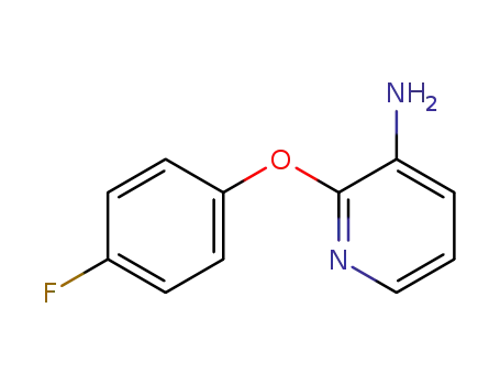 Molecular Structure of 175135-64-5 (3-AMINO-2-(4-FLUOROPHENOXY)PYRIDINE)