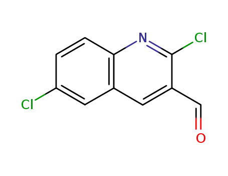 Molecular Structure of 73568-41-9 (2,6-Dichloroquinoline-3-carbaldehyde)