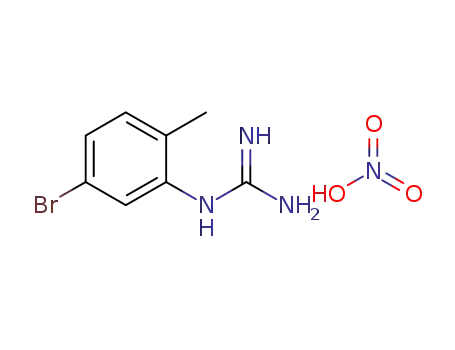 Molecular Structure of 1206604-19-4 (5-bromo-2-methylphenylguanidine nitrate)