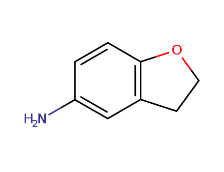 Molecular Structure of 42933-43-7 (2,3-Dihydrobenzo[b]furan-5-ylamine)