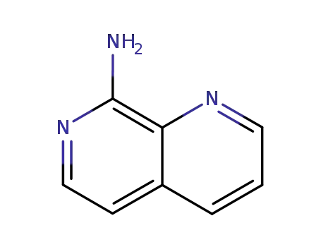 Molecular Structure of 17965-82-1 (1,7-Naphthyridin-8-amine)