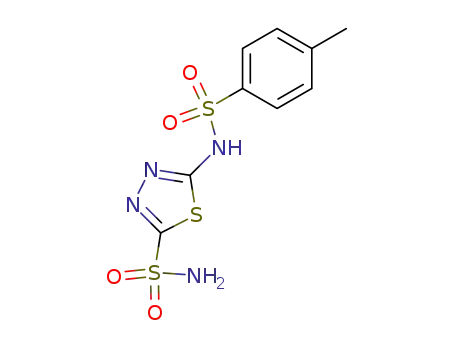 1,3,4-Thiadiazole-2-sulfonamide, 5-[[(4-methylphenyl)sulfonyl]amino]-