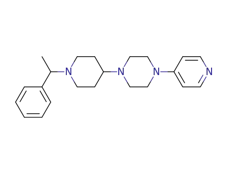 1-[1-(1-phenyl-ethyl)-piperidin-4-yl]-4-pyridin-4-yl-piperazine