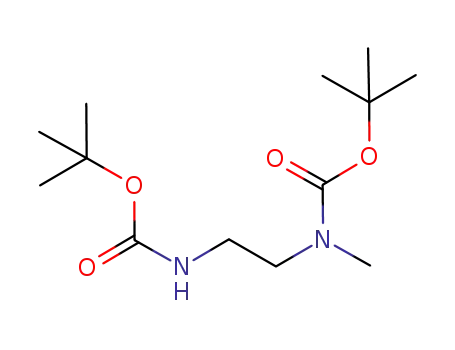 Molecular Structure of 105983-83-3 (tert-Butyl N-[2-(Boc-amino)ethyl]-N-methylcarbamate)