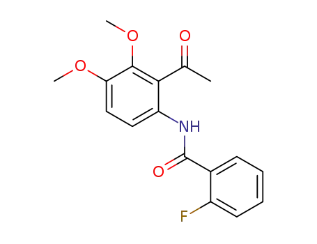 N-(2-acetyl-3,4-dimethoxyphenyl)-2-fluorobenzamide