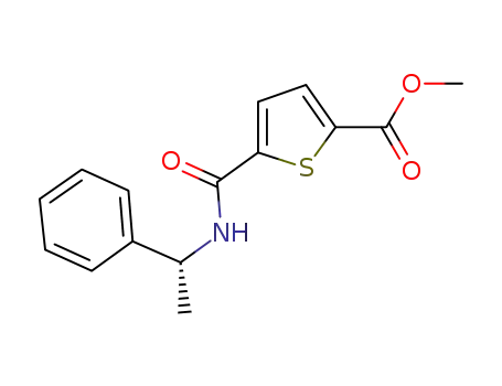 (R)-5-(1-Phenyl-ethylcarbamoyl)-thiophene-2-carboxylic Acid Methyl Ester