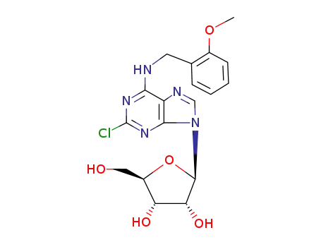 2-chloro-<i>N</i><sup>6</sup>-(2-methoxy-benzyl)-adenosine