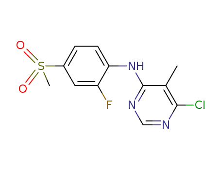 C<sub>12</sub>H<sub>11</sub>ClFN<sub>3</sub>O<sub>2</sub>S