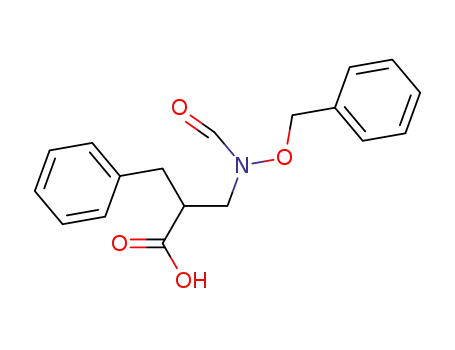 3(RS)-<N-(benzyloxy)-N-formylamino>-2-benzylpropanoic acid