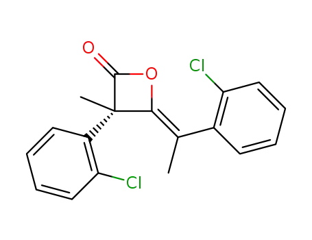Z-3-(2-chlorophenyl)-4-(1-(2-chlorophenyl)ethylidene)-3-methyloxetan-2-one