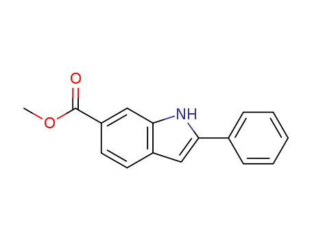 1H-Indole-6-carboxylic acid, 2-phenyl-, methyl ester