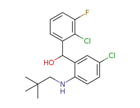 [5-chloro-2-(2,2-dimethylpropylamino)phenyl]-(2-chloro-3-fluorophenyl)methanol