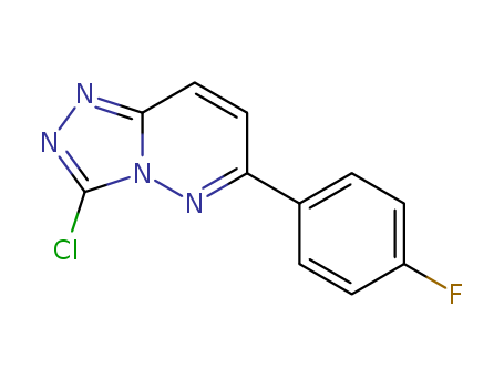 1,2,4-Triazolo[4,3-b]pyridazine, 3-chloro-6-(4-fluorophenyl)-