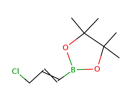 Molecular Structure of 873077-21-5 (E-2-Chloromethylvinylboronic  acid  pinacol  ester)
