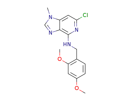 (6-chloro-1-methyl-1H-imidazo[4,5-c]pyridin-4-yl)-(2,4-dimethoxybenzyl)amine