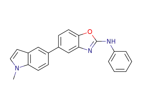5-(1-methyl-1H-indol-5-yl)-N-phenylbenzo[d]oxazol-2-amine