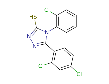 3H-1,2,4-Triazole-3-thione,  4-(2-chlorophenyl)-5-(2,4-dichlorophenyl)-2,4-dihydro-