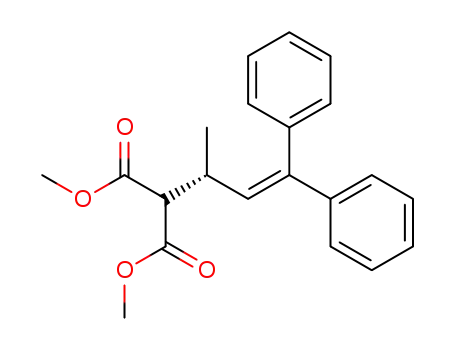 (R)-methyl 2-carbomethoxy-3-methyl-5,5-diphenylpent-4-enoate