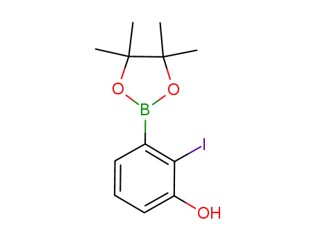 2-iodo-3-(4,4,5,5-tetramethyl-1,3,2-dioxaborolan-2-yl)phenol