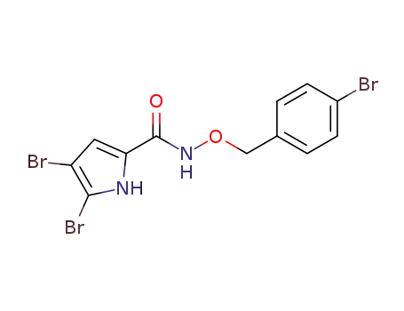 4,5-dibromo-1H-pyrrole-2-carboxylic acid (4-bromobenzyloxy)amide