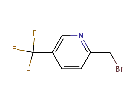 Molecular Structure of 1000773-62-5 (2-(BroMoMethyl)-5-(trifluoroMethyl)pyridine)