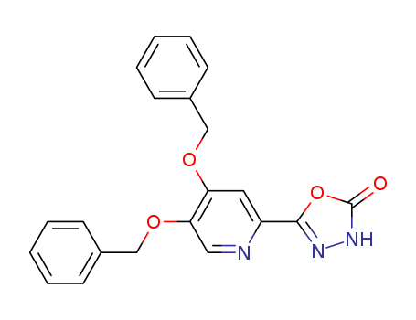 5-(4,5-Bis(benzyloxy)pyridin-2-yl)-1,3,4-oxadiazol-2(5H)-one