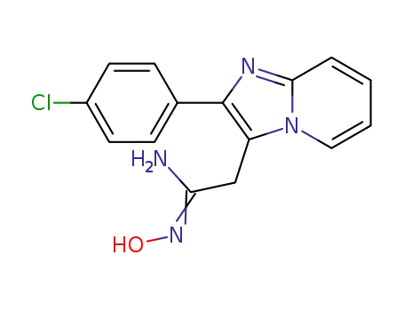 2-(2-(4-chlorophenyl)imidazo[1,2-a]pyridin-3-yl)-N'-hydroxyacetimidamide