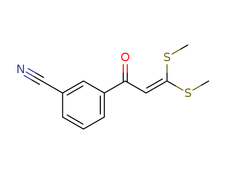 3-(3,3-BIS-METHYLSULFANYL-ACRYLOYL)-BENZONITRILE