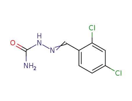 Molecular Structure of 62036-34-4 ([(2,4-dichlorophenyl)methylideneamino]urea)